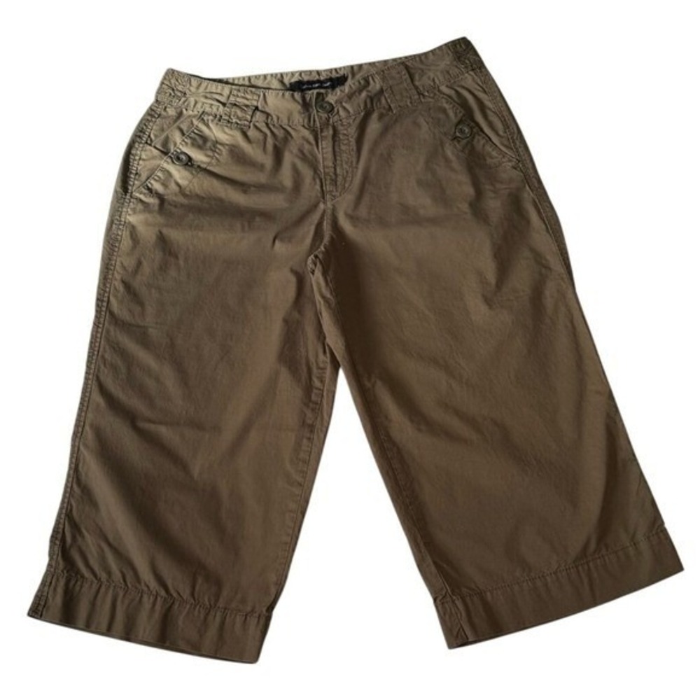 Y2K Calvin Klein Jean Capri Pant, Brown, Women's 12‎ Pre-Loved